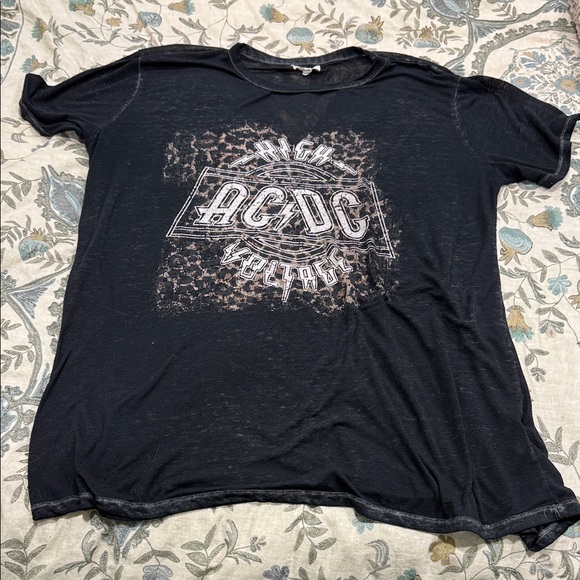 Maurices Tops - Maurices AC/DC Lightweight Graphic Tee